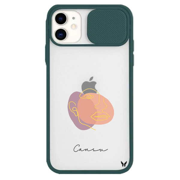 Pastel Seri 07 Pembe Kamera Sürgülü Kılıf
