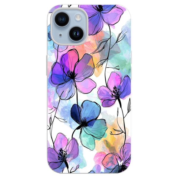 Purple Flower Lansman Kılıf
