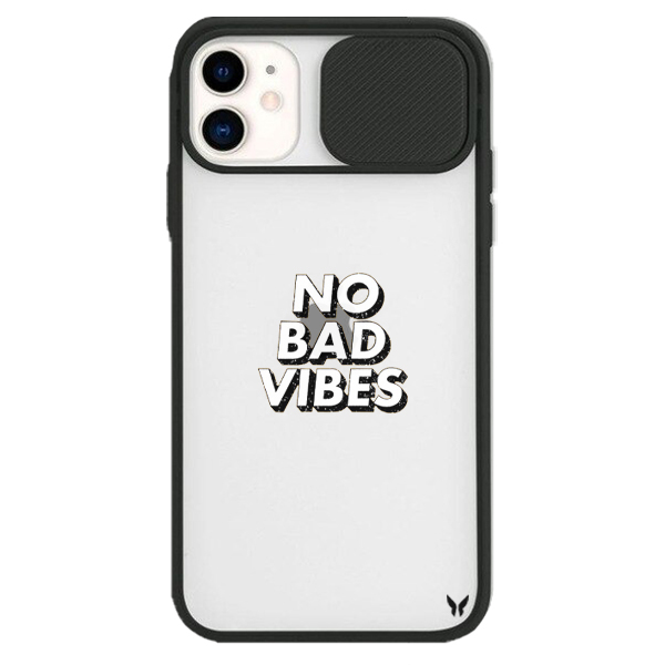 No Bad Vibes Kamera Sürgülü Kılıf