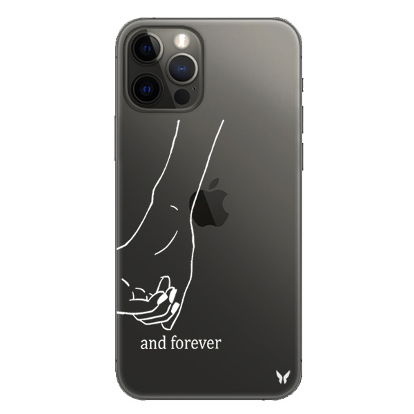 Çizgi El And Forever Şeffaf Telefon Kılıfı