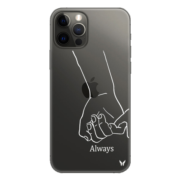 Çizgi El Always Şeffaf Telefon Kılıfı