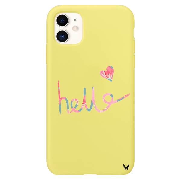 Pink Hello Lansman Kılıf