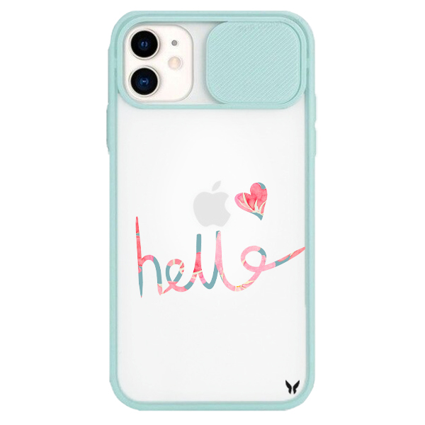Pink Hello Kamera Sürgülü Kılıf