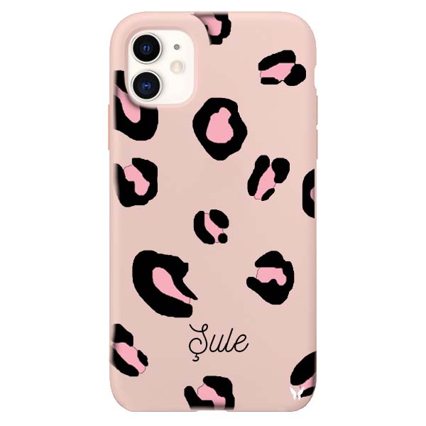Polkadot Leopar Pembe Lansman Kılıf
