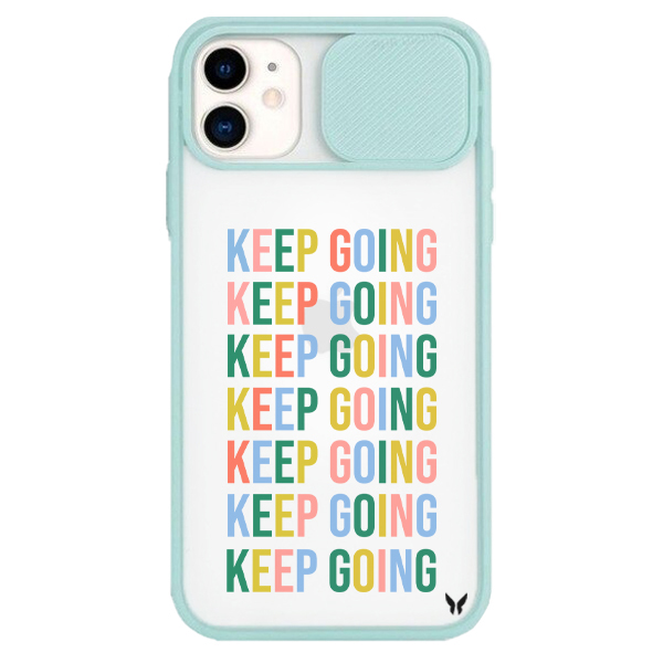 Keep Going Kamera Sürgülü Kılıf