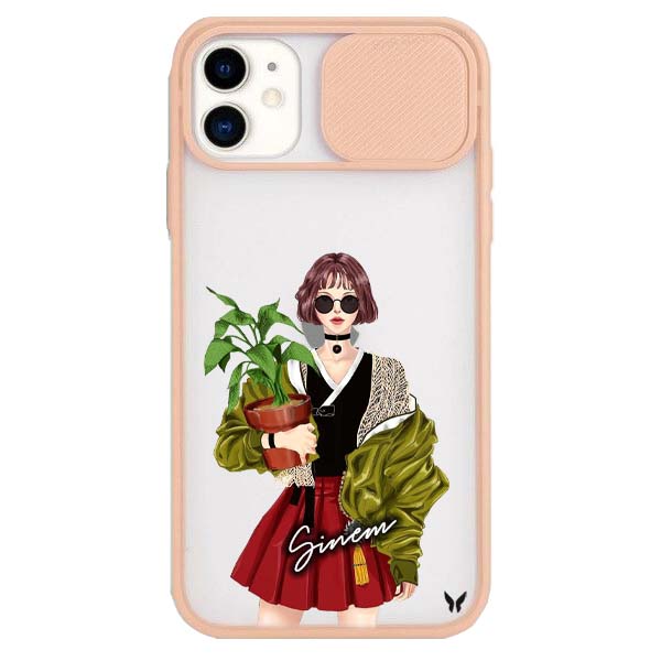 Leon Girl Kamera Sürgülü Kılıf