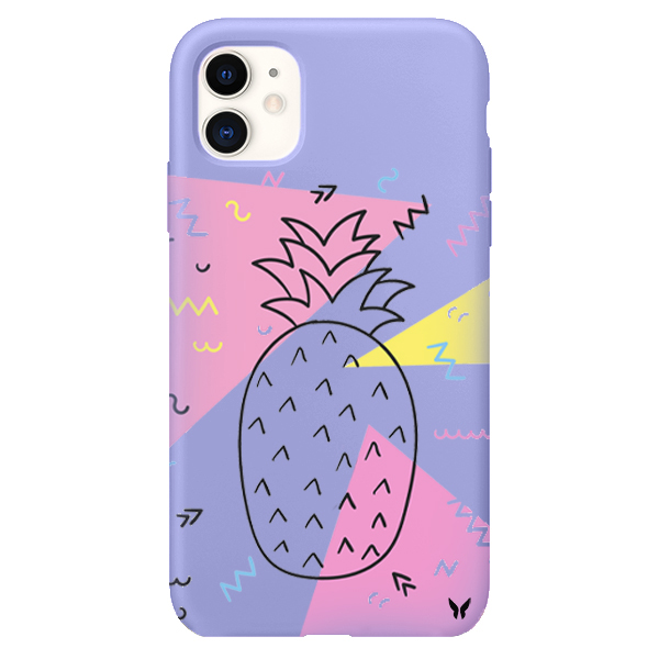 Pembe Çizgili Ananas Lansman Kılıf
