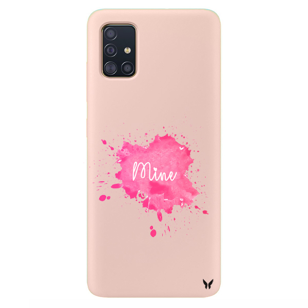 Pink Splash Siyah Lansman Kılıf