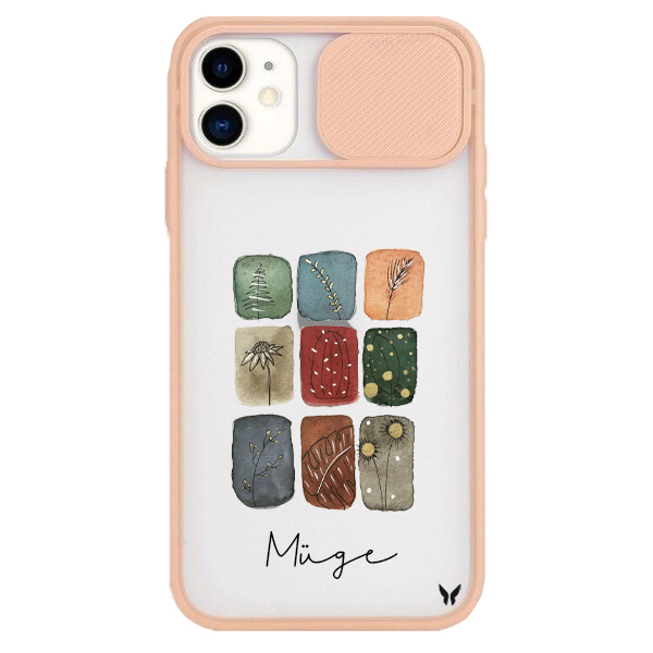 Watercolor Seri 02 Kamera Sürgülü Kılıf
