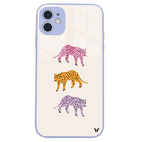 Üç Leopar Glossy Telefon Kılıfı
