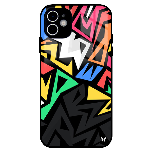 Colorful Shapes 01 Glossy Telefon Kılıfı