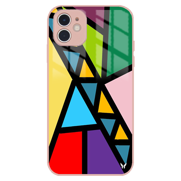 Colorful Shapes 02 Glossy Telefon Kılıfı