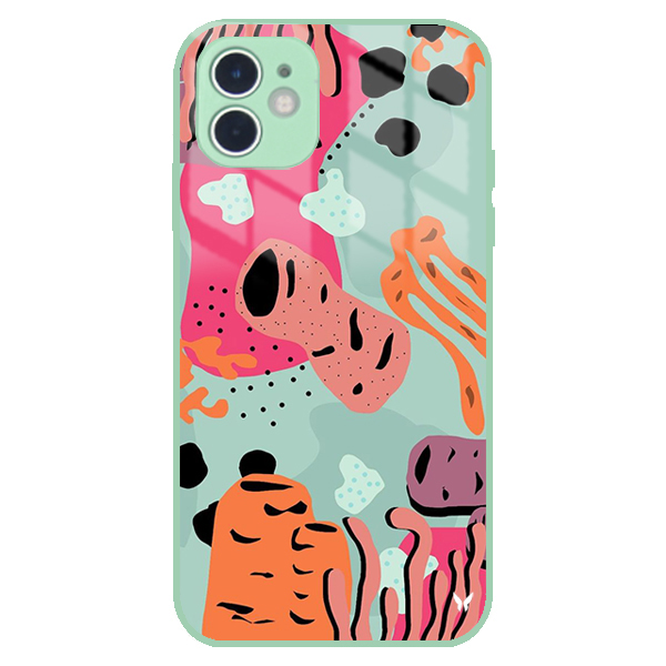Colorful Shapes 03 Glossy Telefon Kılıfı