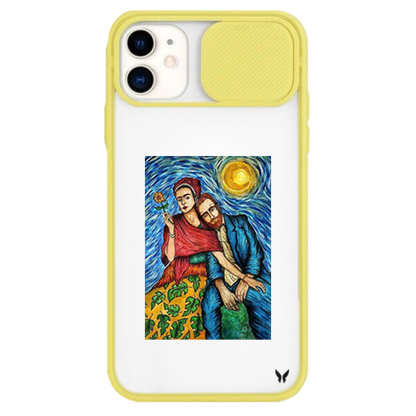 Frida-Van Gogh Kamera Sürgülü Kılıf
