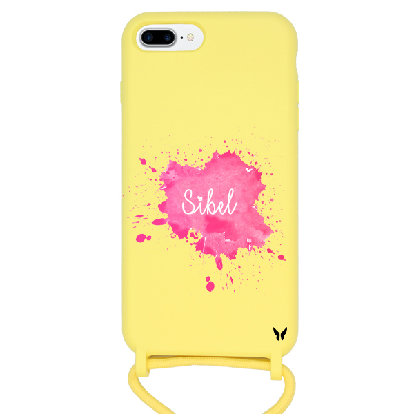 Pink Splash İpli Lansman Kılıf