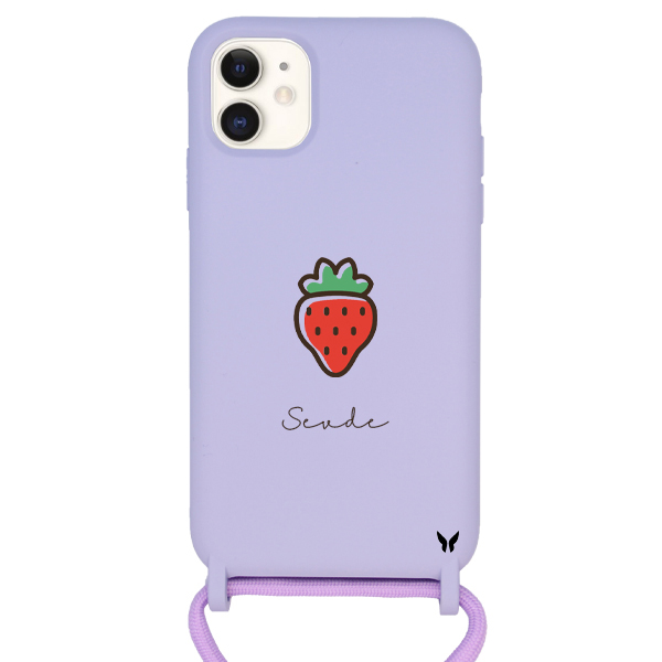 Fruit Seri Çilek İpli Lansman Kılıf